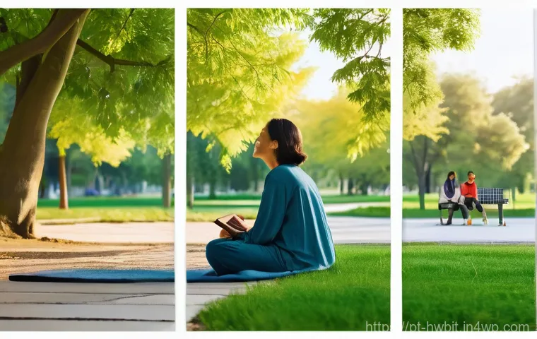 습관 스택킹과 신체 건강의 상관관계 - **Mindful Pause in a Cozy Workspace**
    A person of indeterminate gender, in their late 20s to ear...